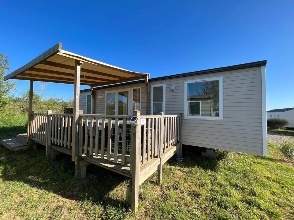 Mietunterkunft - Mobilheim 3 Zimmer Cosy 66 - CAMPING O BEAU LAURIER