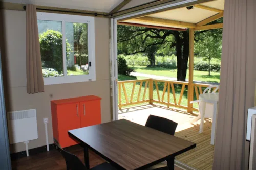 Accommodation - Chalet Némo 20M² Pmr + Covered Terrace 8M² - image n°4 - Idéal Camping