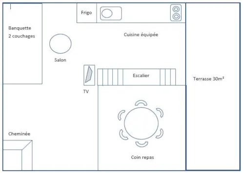 Mietunterkunft - Wohnung 50M² - image n°7 - Idéal Camping