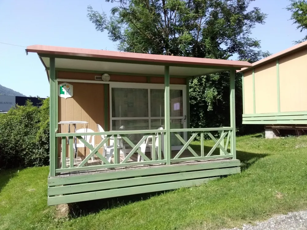 Location - Chalet Gitotel Ilo 17M² + Terrasse Couverte 10M² - Idéal Camping