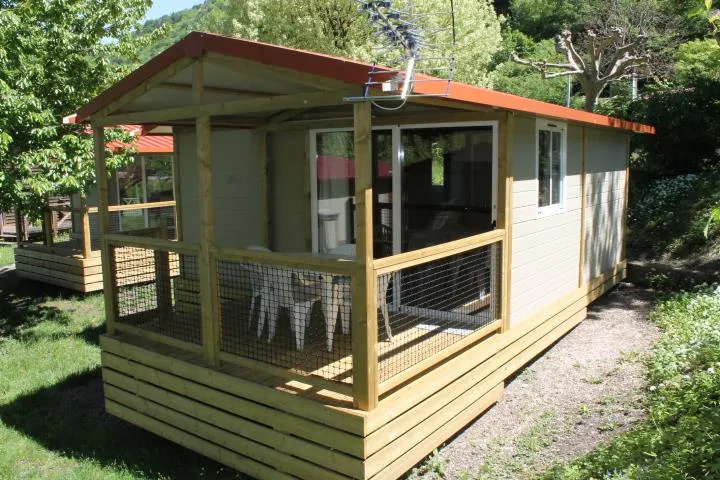 Location - Chalet Némo 20M² + Terrasse Couverte 8M² - Idéal Camping