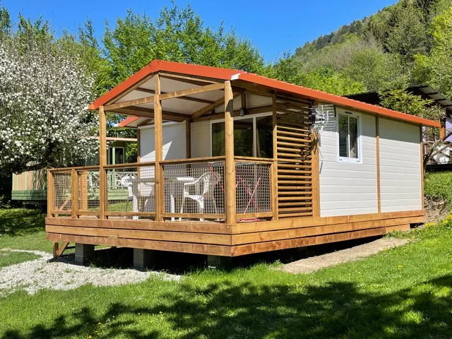 Location - Chalet Moréa 25 M²+ Terrasse Couverte 12 M² - Idéal Camping