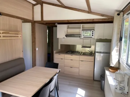 Mietunterkunft - Chalet Moréa 25 M² + Überdachte Terrasse 12 M² - image n°2 - Idéal Camping
