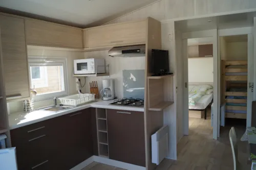 Mietunterkunft - Mobilheim Confort Familie 2 Zimmer - image n°3 - Camping le Vercors