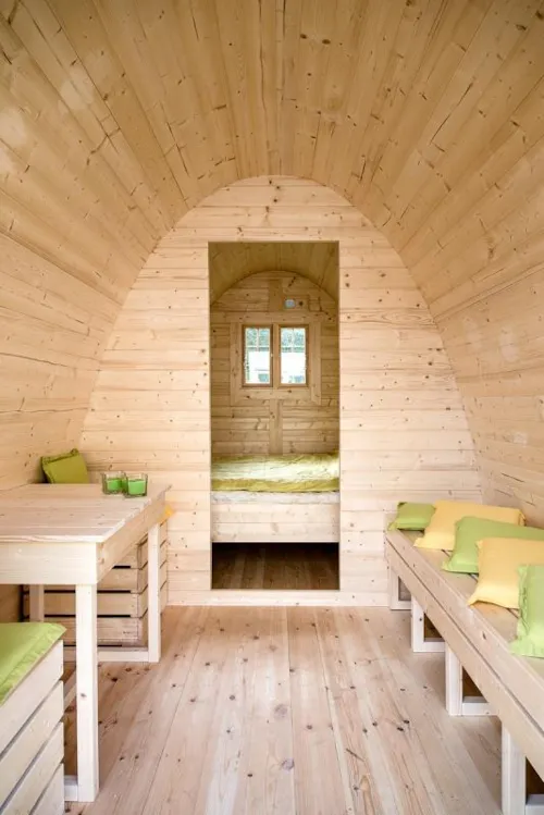 Accommodation - Wooden Cabin Duo 100 % Nature With Terrace - image n°5 - Camping le Vercors