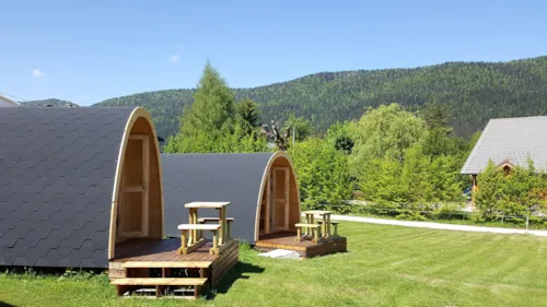 Accommodation - Wooden Cabin Duo 100 % Nature With Terrace - image n°2 - Camping le Vercors