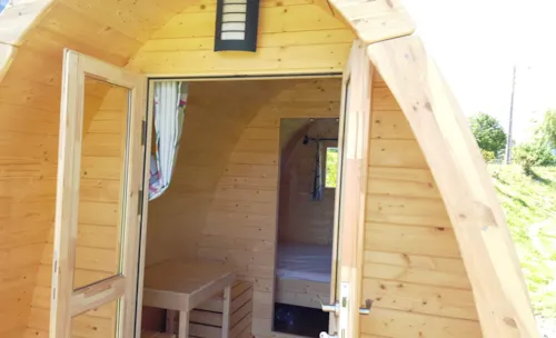 Accommodation - Wooden Cabin Duo 100 % Nature With Terrace - image n°7 - Camping le Vercors