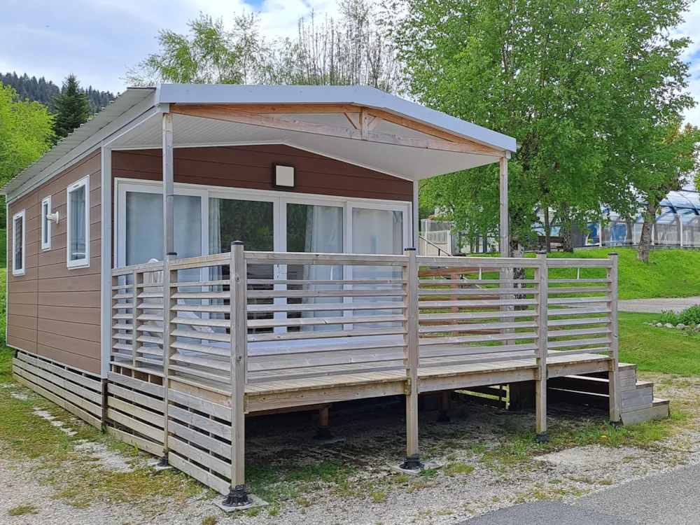 Location - Mobil-Home Confort+ Pensee - 2 Chambres - 26M² + Terrasse Couverte 8M² - Camping le Vercors