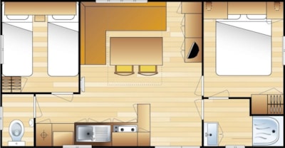 Mobile-home LIEGE - 2 bedrooms