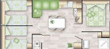 Mobile-home VALERIANE - 3 bedrooms