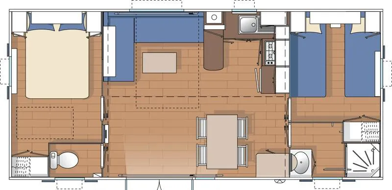 Mobil Home Agaric - 2 Chambres