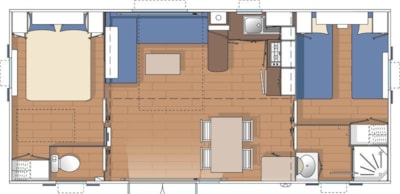 Mobile-home AGARIC - 2 bedrooms