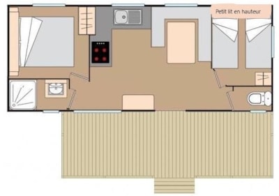 Mobile-home MYRTIL - 2 bedrooms