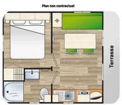 Mobile home ANCOLIE - 2 persons