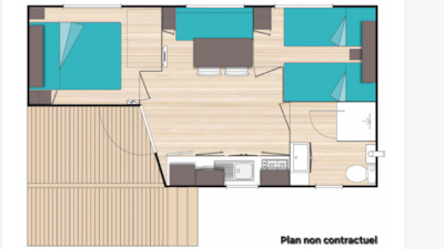 MOBIL HOME APOLLON 2 BEDROOMS