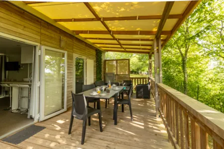 Huuraccommodatie(s) - 3-Slaapkamer Stacaravan Cartago - CHALETS D'ARGENTOULEAU