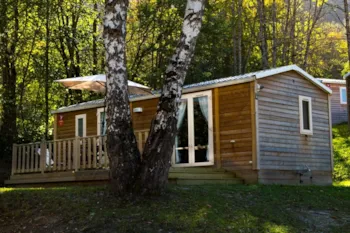 Mietunterkunft - Mobilheim Bois Premium 32M² 2 Schlafzimmer - Wellness Sport Camping Loudenvielle