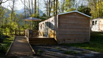 Mietunterkunft - Mobilheim Bois Premium 32M² 2 Zimmer - Barrierefrei - Wellness Sport Camping Loudenvielle