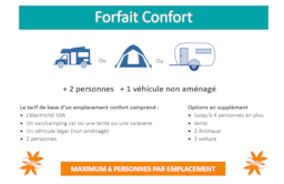 Emplacement - Forfait Confort (1 Tente, Caravane Ou Camping-Car / 1 Voiture / Électricité 10A) - Wellness Sport Camping Loudenvielle