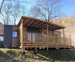 Huuraccommodatie(s) - Mobil-Home Prestige 3 Slaapkamers 2 Badkamers 6 Personen I 40 M2 I Houten Terras Met Pergola - Wellness Sport Camping Loudenvielle