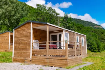 Mietunterkunft - Mobilheim Bois Premium 3 Zimmer - Wellness Sport Camping Loudenvielle