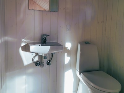 Cabin Model 2 2-room cabin (23 m2) with wc, 1 bedroom and sofabed in the living room