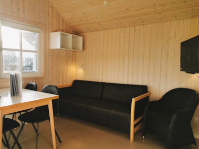 Cabin Model 2 2-room cabin (23 m2) with wc, 1 bedroom and sofabed in the living room