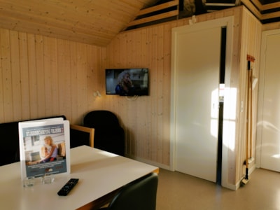 Cabin Model 2 2-room cabin (23 m2) with wc, 1 bedroom and sofabed in the living room