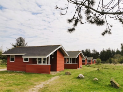 Cabin Model 3 3-roomscabin (25 m2) with toilet+shower and 2 bedrooms