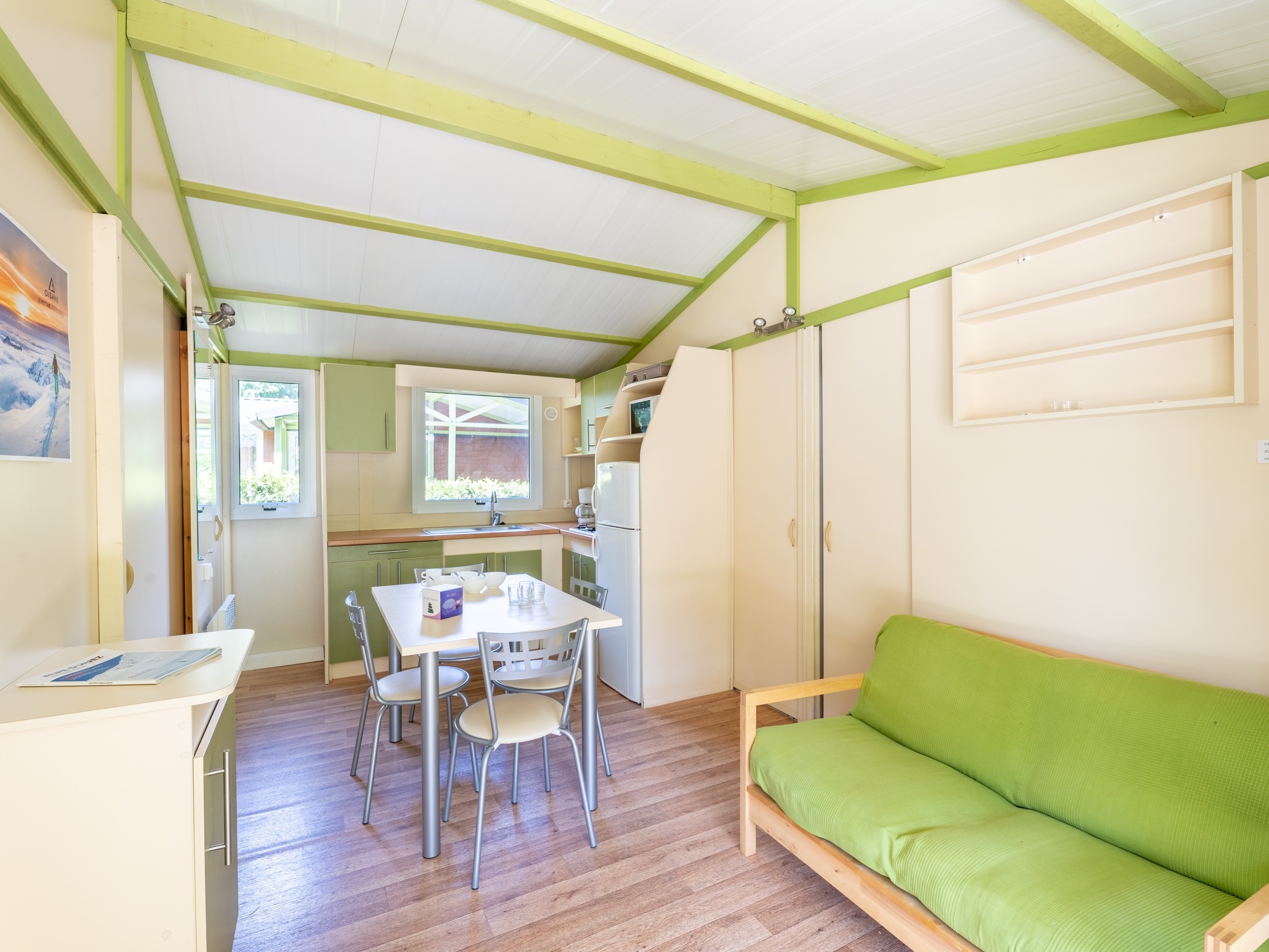 Location - Espace Classic Chalet 34M² - Climatisation - Tv - 4Ad+2Enf - Camping Koawa Le Colporteur