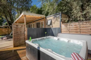 Mietunterkunft - Ciela Privilège Spa - 2 Schlafzimmer - Grill - Camping Le Colporteur