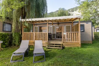 Mietunterkunft - Mobilheim Ciela Privilège – 3 Schlafzimmer - Grill - Camping Le Colporteur