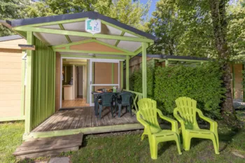 Mietunterkunft - Chalet Ciela Confort Compact - 2 Schlafzimmer - Camping Le Colporteur