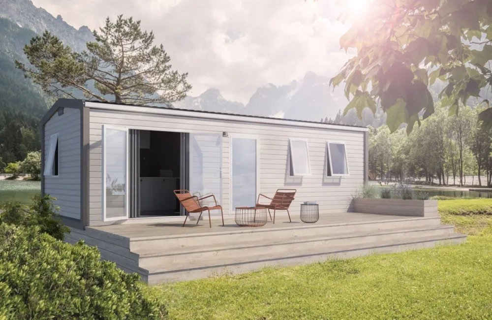 Mietunterkunft - Mobilheim Riviera 3 - Camping Vallée de l'Our s.a.r.l.