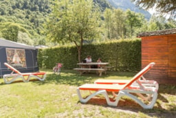 Kampeerplaats(en) - Standplaats  Premium - Camping Koawa Château de Rochetaillée