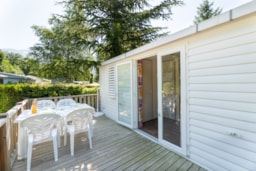 Huuraccommodatie(s) - Loggia Confort 24M² - Airconditioning + Tv - Camping Koawa Château de Rochetaillée