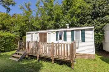 Mietunterkunft - Mobilheim Confort Compact - 2  Zimmer - Camping Le Château de Rochetaillée