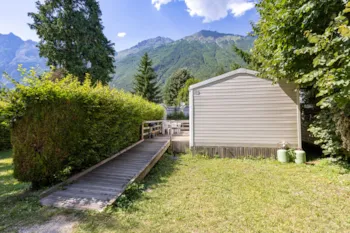 Mietunterkunft - Mobilheim Confort Barrierefrei - 2  Zimmer - Camping Le Château de Rochetaillée