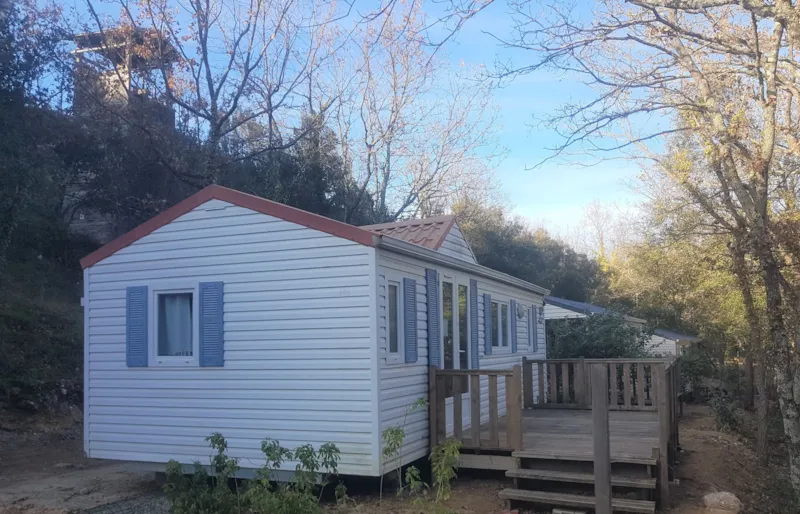 Mobil-Home “Flores” Climatisé Avec Salle De Bain Et Cuisine