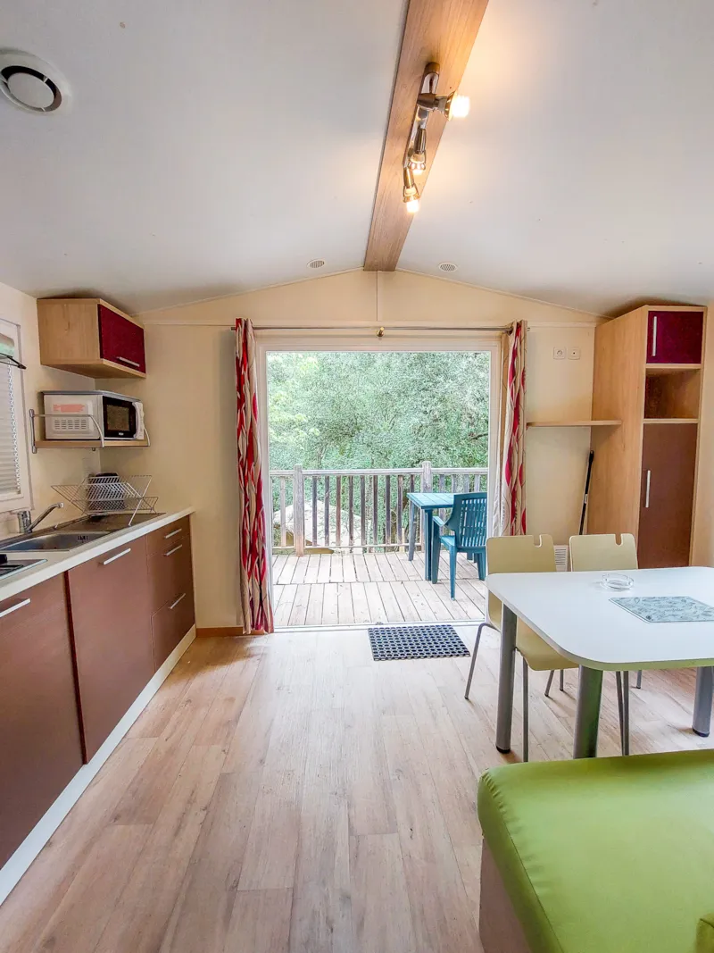 Mobil-Home “Corsair” Climatisé Avec Salle De Bain Et Cuisine