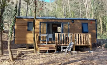 Location - Mobil-Home “Rapid’Home” Climatisé Avec Salle De Bain Et Cuisine - Camping  Domaine des Bords de Cèze