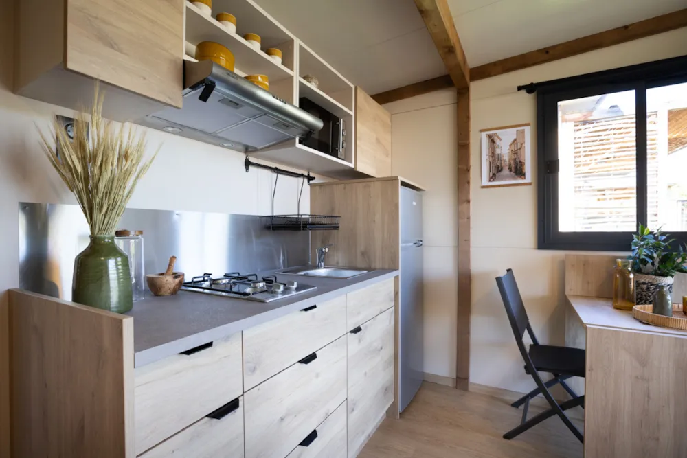 Location - Chalet Moréa Xl Climatisé - Camping  Domaine des Bords de Cèze
