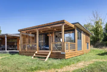 Location - Chalet Ottawa Climatisé - Camping  Domaine des Bords de Cèze