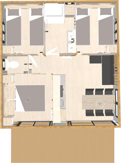Ottawa Chalet with air conditioning — 9