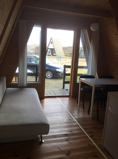 Chalet without toilet blocks