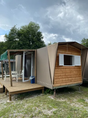 Accommodation - Maxi Tent With Bathroom - Camping Montorfano