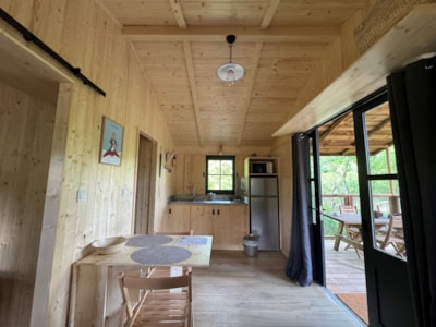Large chalet on stilts