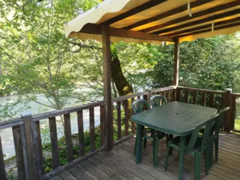 Mietunterkunft - Mobilheim Gegenüber Dem Fluss - Camping L'Ondine de Provence