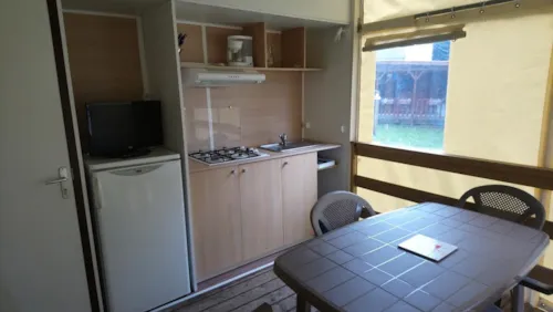 Huuraccommodatie(s) - Stacaravan Tithome 48 Met Sanitair - image n°2 - Camping L'Arc-en-Ciel