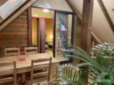 Insulated Canvas And Wood Lodge. Insulated Canvas And Wood Lodge.